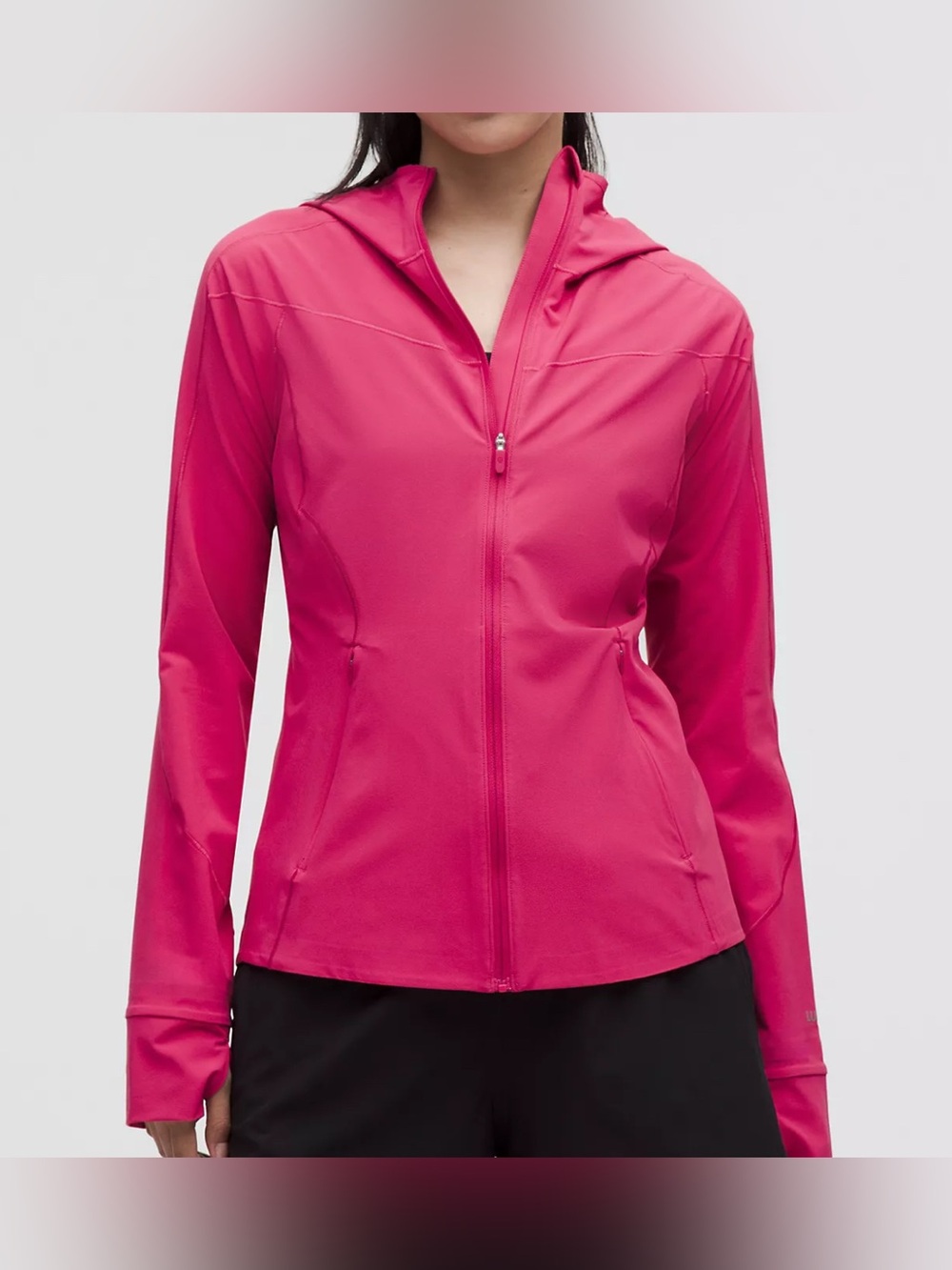 Lululemon Mist Over Windbreaker in Pink Raspberry Coulis
